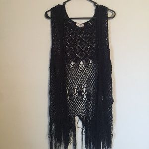 Hippy vest with tassles 2x